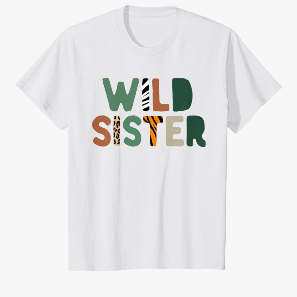 Wild Sister Kids T-Shirt - White